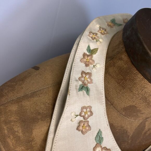 KIMBERLY ALAN Embroidered Floral Vintage 80s Purse Hobo Handbag 100% Silk - Picture 5 of 15